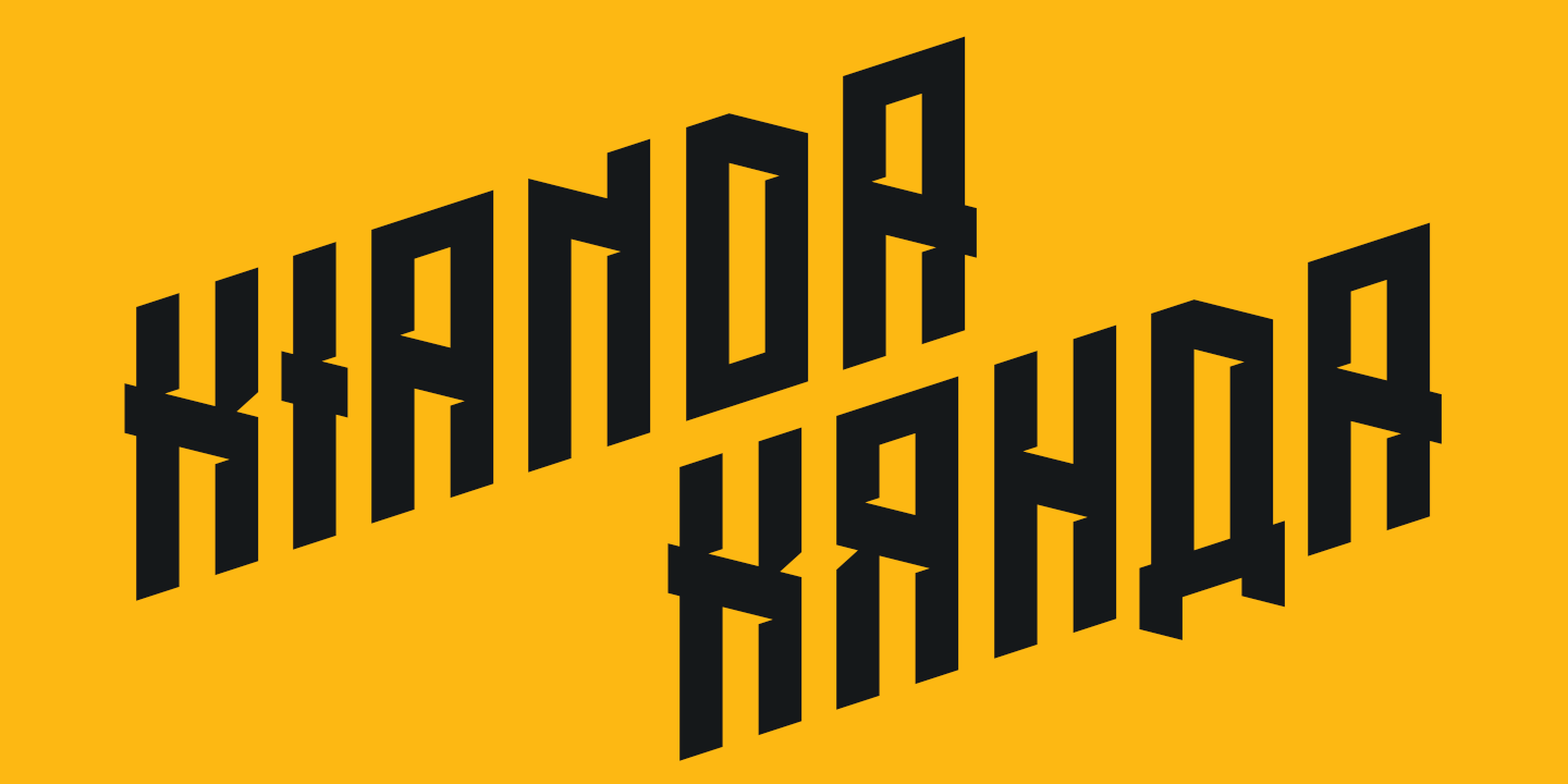 Example font Kianda #2